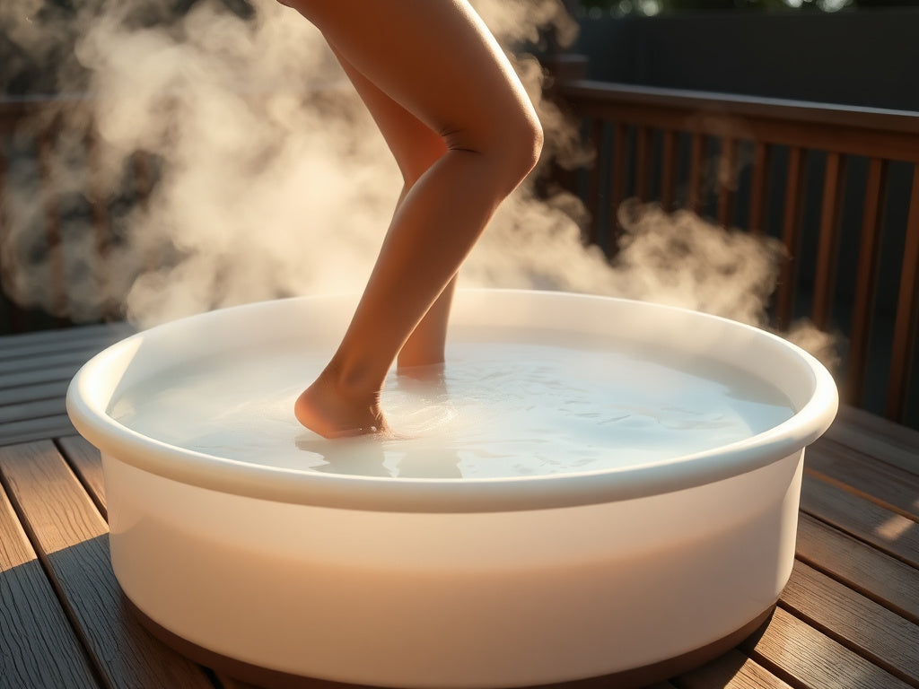Cold plunge tub setup for Acrylic Cold Plunge vs Stainless Steel Cold Plunge: The Defi