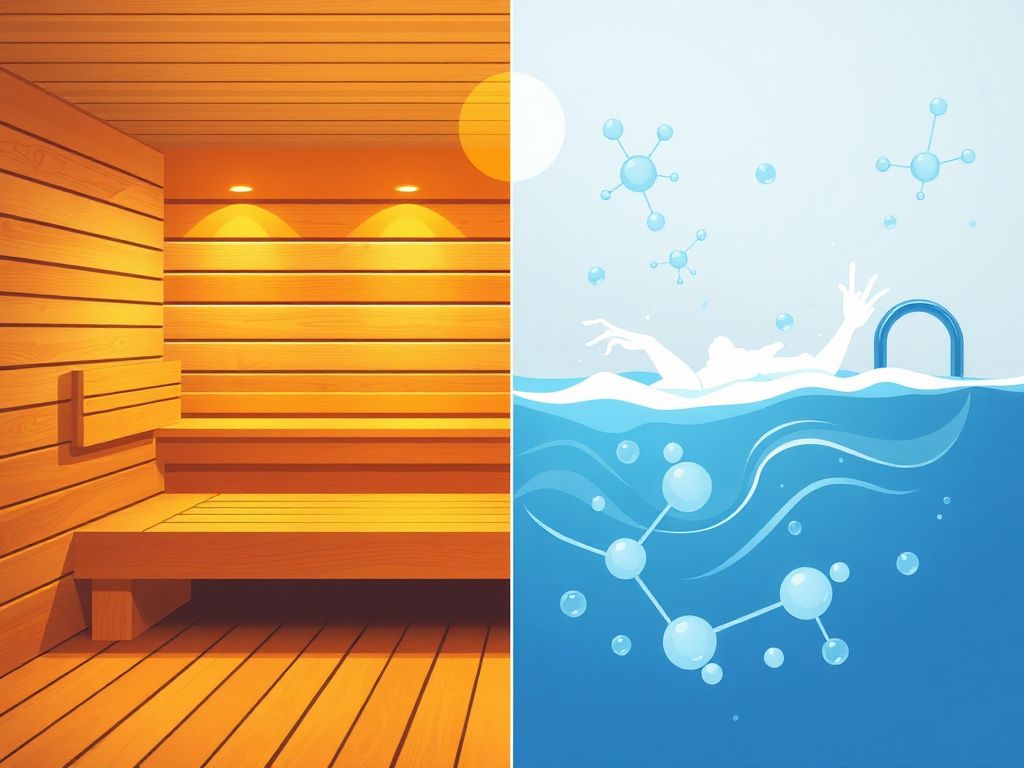 Contrast water therapy combining heat and cold for sport recovery
