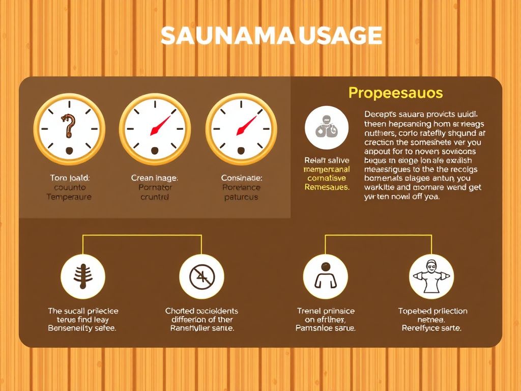 Sauna safety guidelines, contraindications, and medical clearance