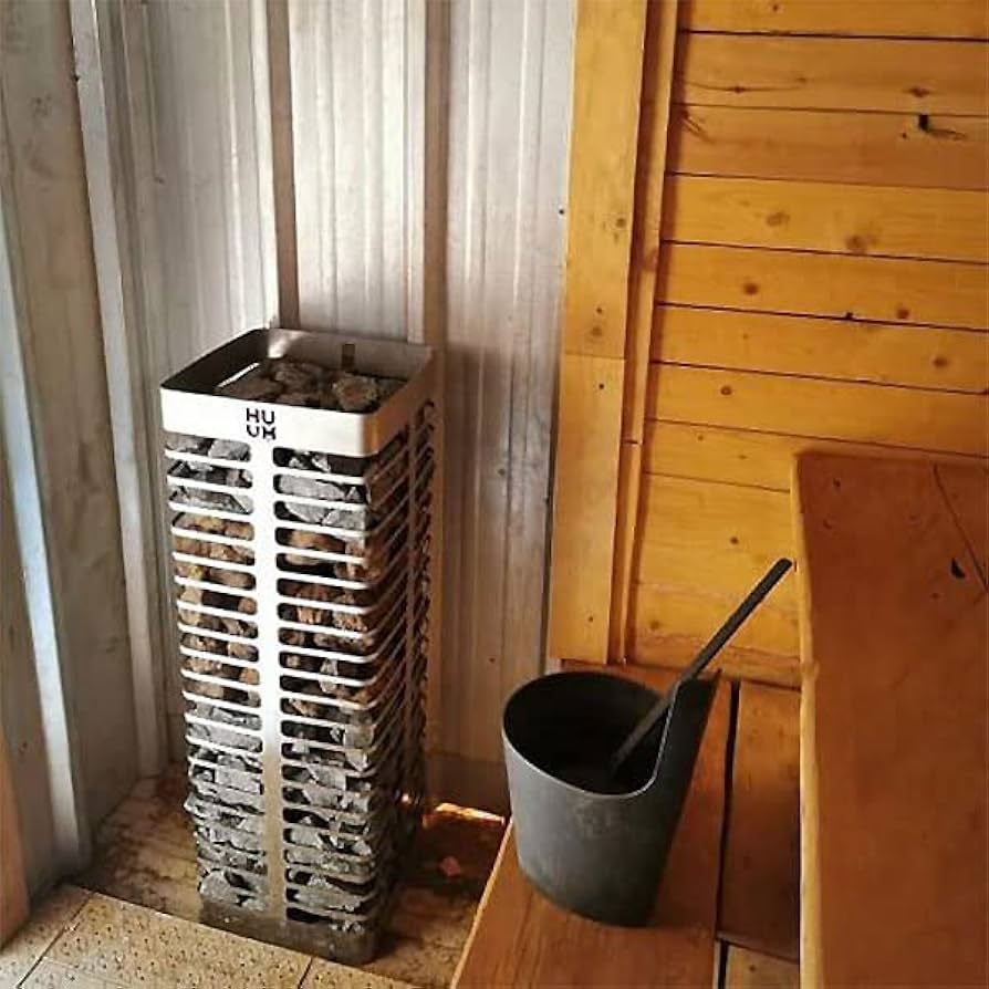 Huum Steel - 6kW Sauna Heater Package - alternate angle