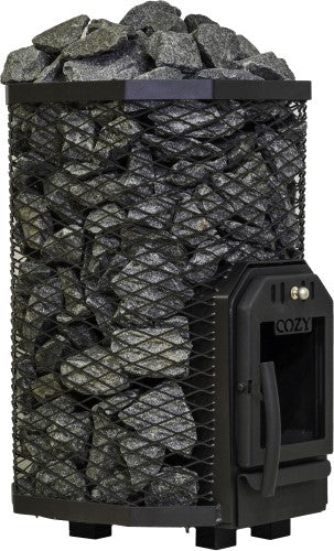 Cozy Heat Quattro Thru-Wall Sauna Stove