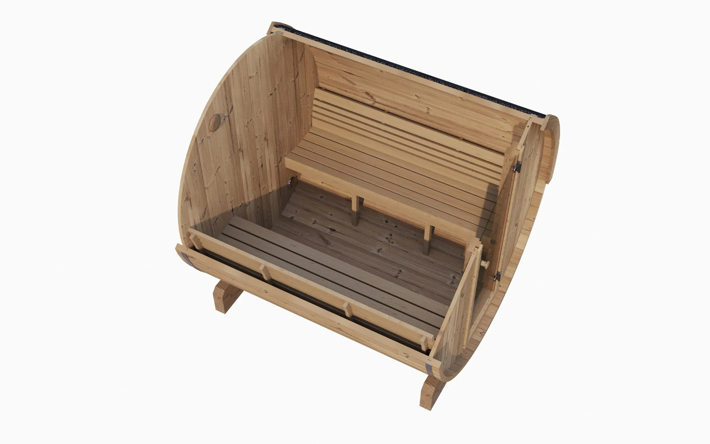 Saunalife E7 - 4 Person Barrel Sauna