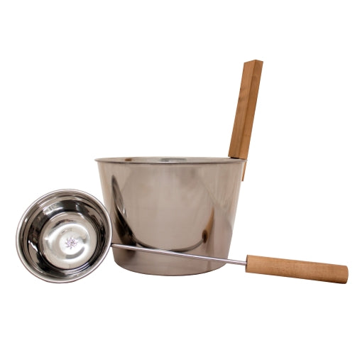 4Living Steel Sauna Bucket - 6L - main product view
