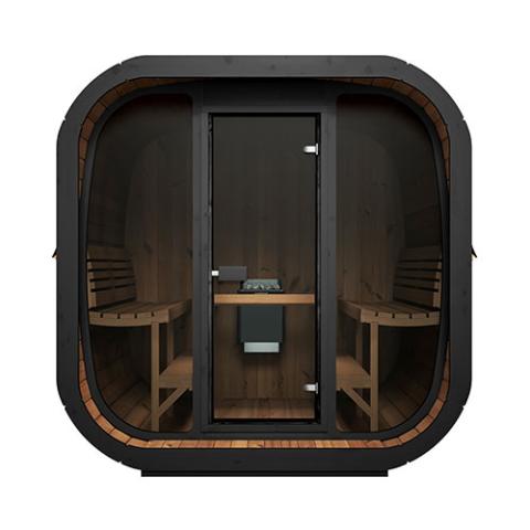 Saunalife CL7G - 6-Person Outdoor Cube Sauna