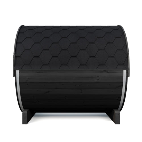 SaunaLife Model E8G Sauna Barrel Glass Front