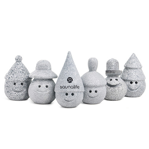 Sauna Gnome with Cone Hat, Black Printed Logo - main product view