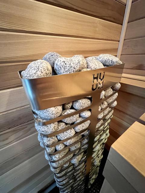 Huum Steel Mini - 3.5kW Sauna Heater Package - alternate angle