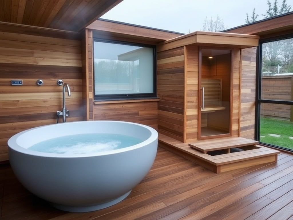 Wellness setup - Hot+Cold Outdoor Shower vs Cold-Only: Complete Com