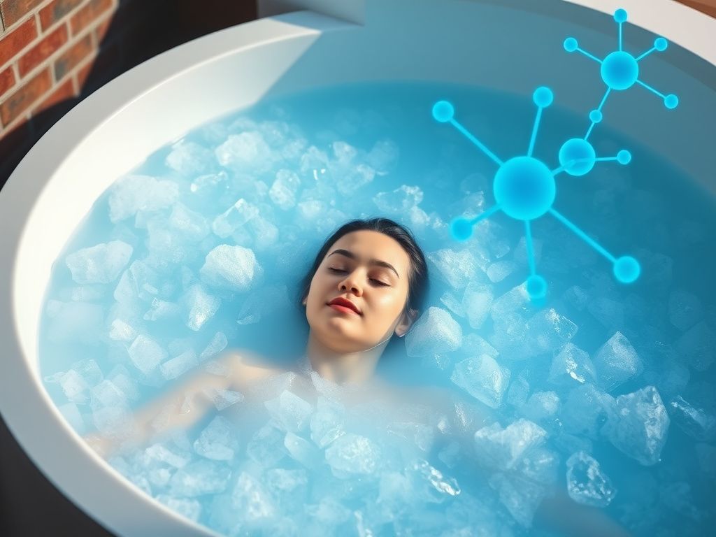 Home wellness protocol combining cold plunge and breathwork