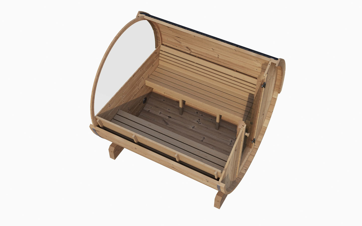 Saunalife E8W - 6 Person Barrel Sauna w/ Window