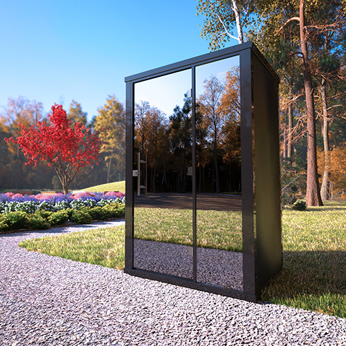 Hele Nano Outdoor Garden Sauna - alternate angle