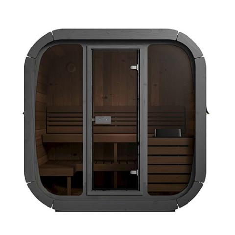Saunalife CL5G - 4-Person Outdoor Cube Sauna