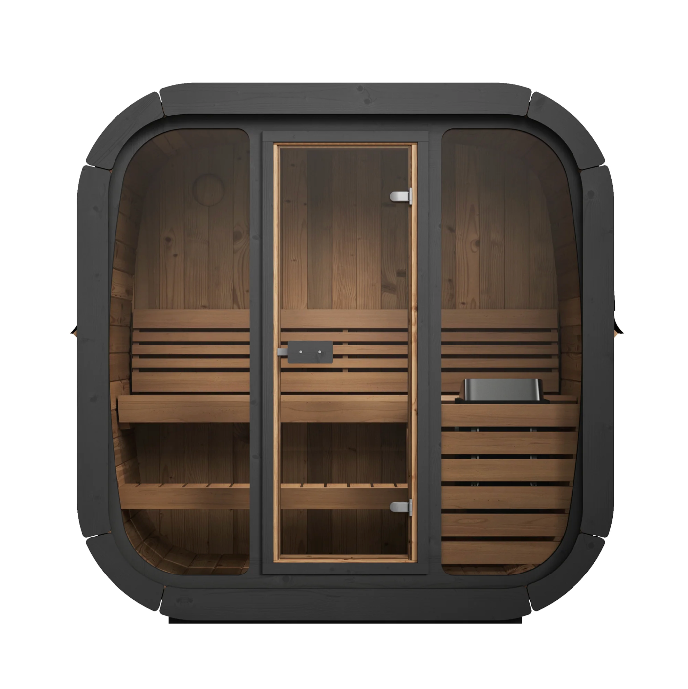 Saunalife CL4G - 3-Person Outdoor Cube Sauna