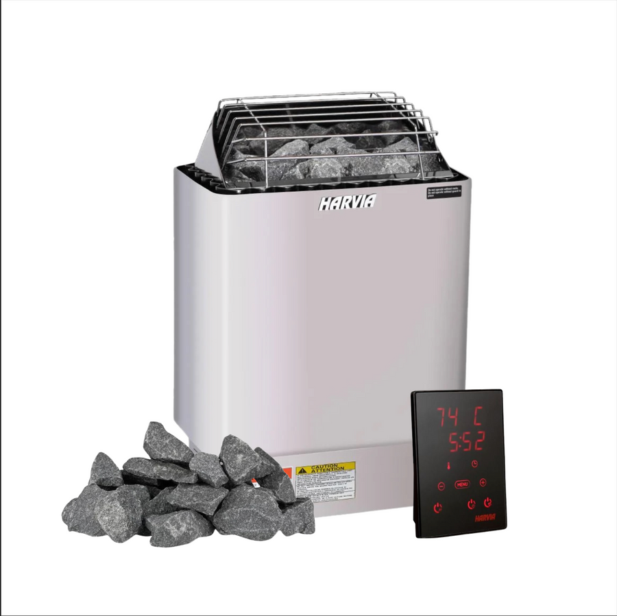 Harvia KIP Series - 8kW Sauna Heater Package - main product view