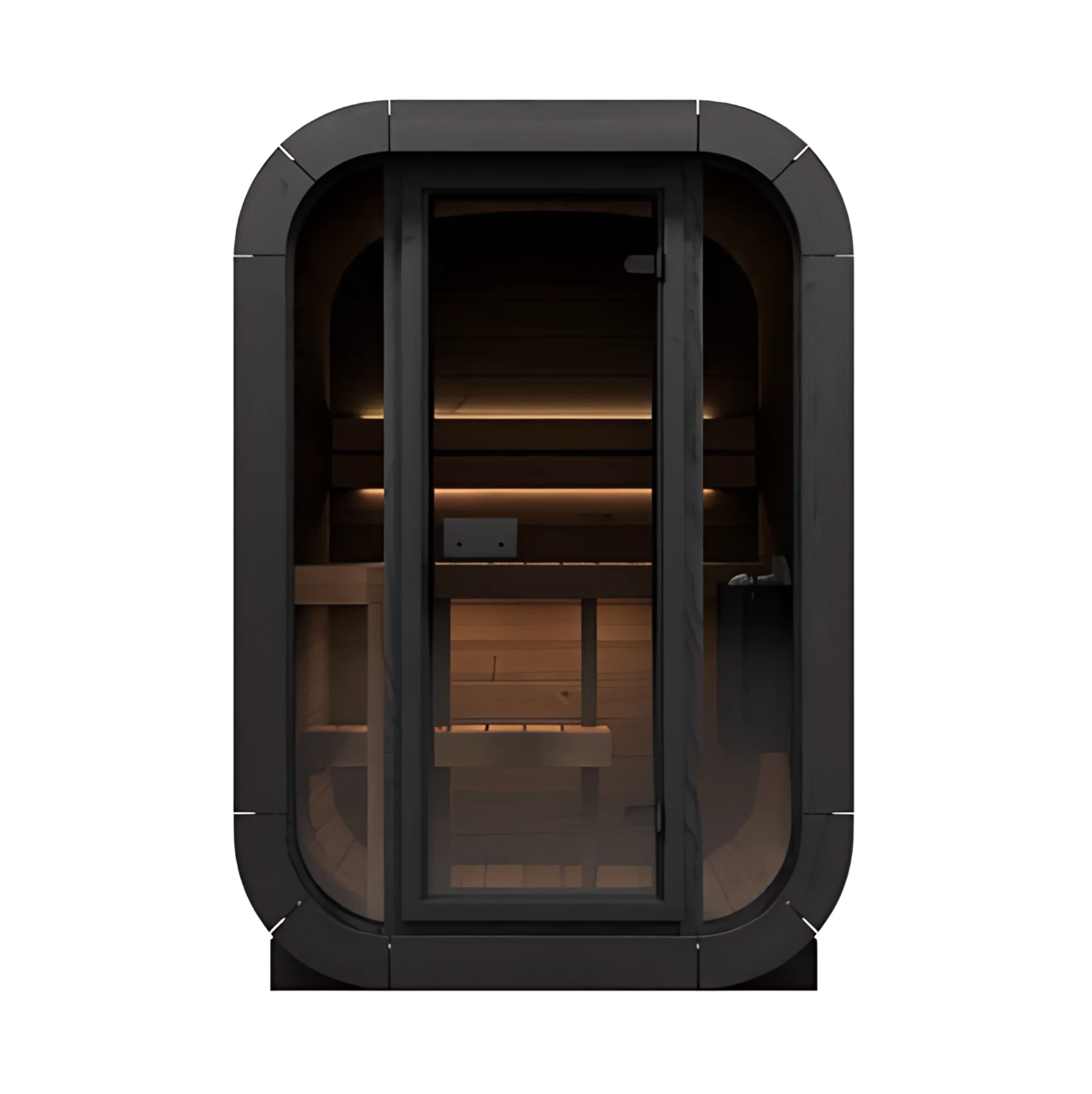 Saunalife CL3G - 2-Person Outdoor Cube Sauna