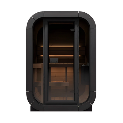 Saunalife CL3G - 2-Person Outdoor Cube Sauna