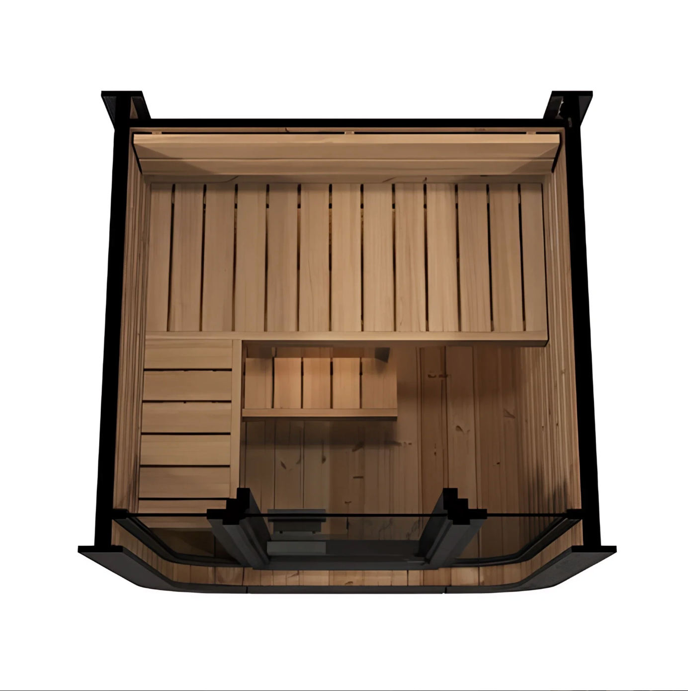 Saunalife CL3G - 2-Person Outdoor Cube Sauna