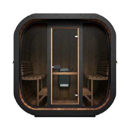 Saunalife CL7G - 6-Person Outdoor Cube Sauna