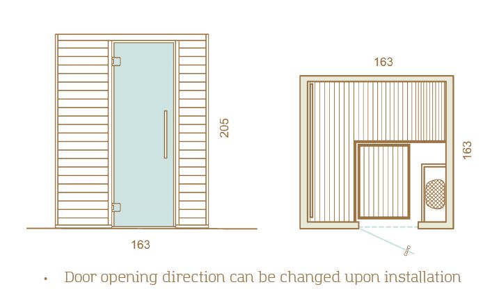Thermo-aspen, DIY, Indoor Sauna Kit, 2-Person - main product view