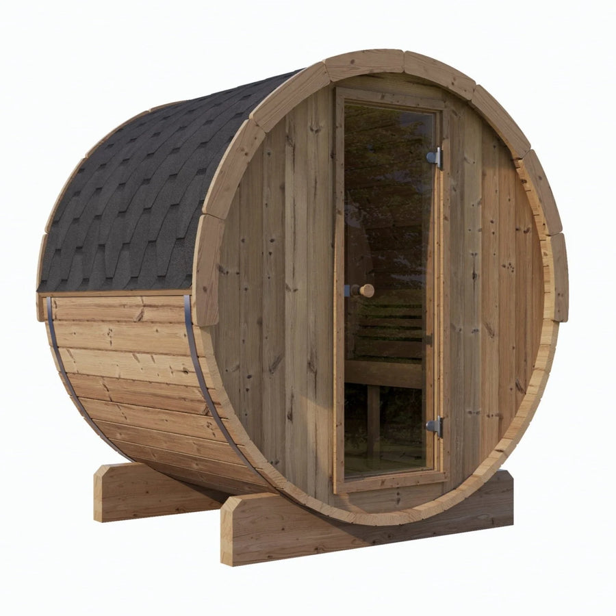 Saunalife E6 - 3 Person Barrel Sauna - main product view