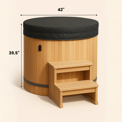 Barrel Cold Plunge - Stainless