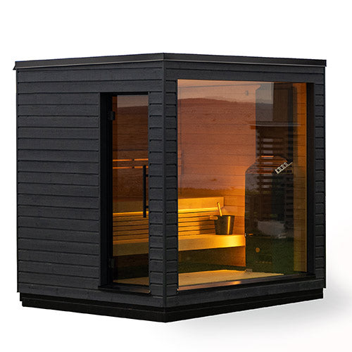 Model G6 Pre-Assembled Outdoor Home Sauna - main product view